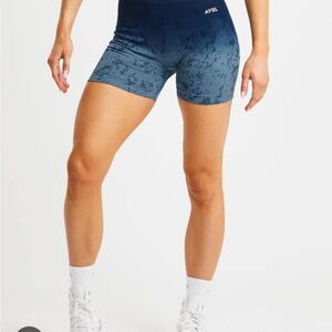 AYBL Women's Flare Seamless Biker Shorts - Teal